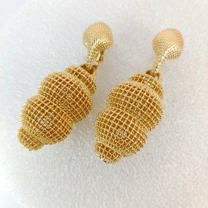 New Non-Faded Gold Plated Earrings